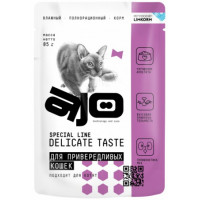 AJO Cat Delicate Taste, влажный корм д/кошек и котят привередливых в еде