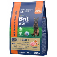 Brit, Premium Dog Sport, корм д/собак с высокими затратами энергии