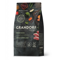 Grandorf Fresh Sterilised, беззерновой корм д/кошек стерил.(утка/батат)
