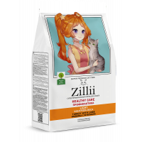 Zillii, HEALTHY CARE Light,  корм д/кошек  с лишним весом (индейка/ягнёнок)