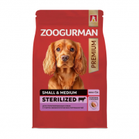 Zoogurman Red, Sterilised для собак мелких/средних пород (телятина)