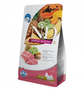 Farmina N&D Dog Tropical Adult Mini, корм д/собак мини пород (свинина)