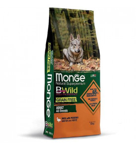 Monge, Bwild Grain Free беззерновой для собак всех пород (утка)