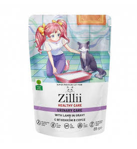 ZiLLii Urinary Care, влажный корм д/кошек (ягненок в соусе)
