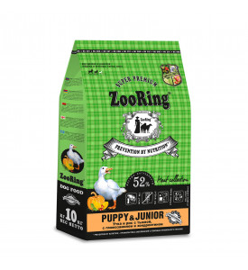 ZooRing, Puppy&Junior, д/щенков пород (утка/рис/тыква) 