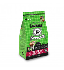 ZooRing, ActiveDogMax, д/собак крупных пород (бычок/рис с глюкозам)