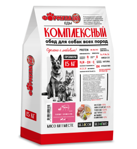 Формула 365, сухой корм д/собак средн/крупных пород (телятина/кролик)